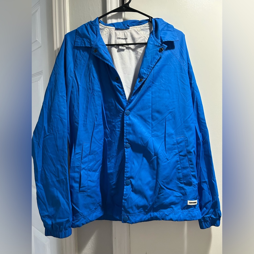 Men’s Small Converse Blue Windbreaker Jacket